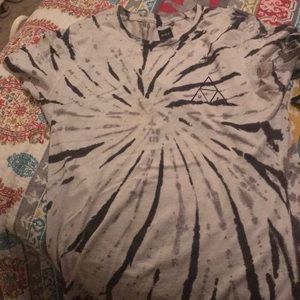 Huf tie dye skater tee shirt size small